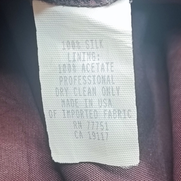 Vintage Betsey Johnson 40s Style Floral Silk Flutter Sleeve Dress Vintage Size 6 - Picture 7 of 12